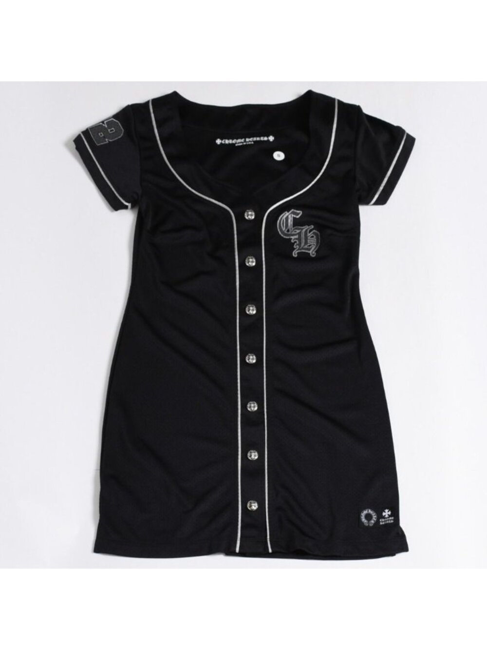 Chrome Hearts Dress Baseball Crossball Black S